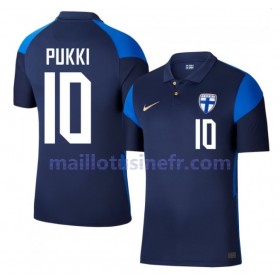 Maillot de Foot Finlande Teemu Pukki 10 Extérieur UEFA EURO 2020